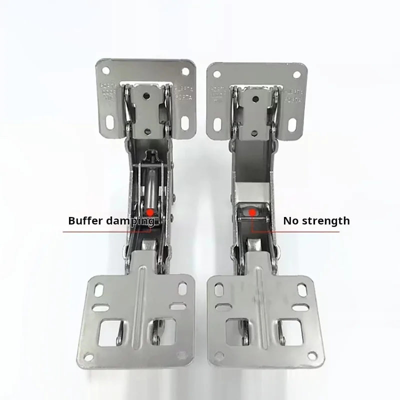 1PCS 170 Degree Large Angle Non Perforated Damping Hydraulic Hinge Cover 36mm Double-sided Thickened Cabinet Door Hinge