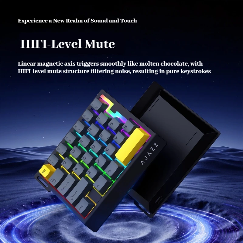 Ajazz Ak029 Magnetic Axis Esports Keyboard Small Single Hand Wired Mechanical Keyboard Portable Fps Left Hand Gaming Valorant