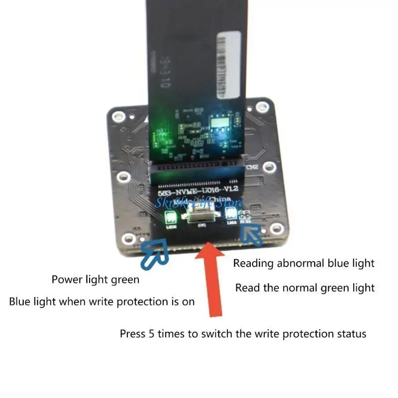 E65E M.2 SSD Adapter NVME expression explosure Adapter M.2 to USB3.1 Converter