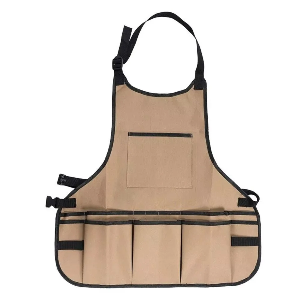

Oxford Belt Garden Tool Apron Multiple Pocket Wrinkle-Resistant Gardening Apron Multifunctional Durable Woodworking Tool Bag