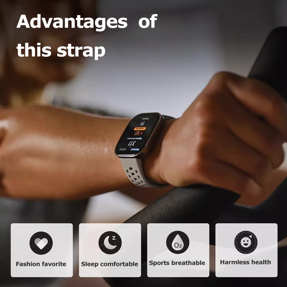 Official soft Silicone Case+band for Amazfit Bip 6 strap Replacement for Amazfit Bip 6 SmartWatch 46mm Bracelet Accessories image 3