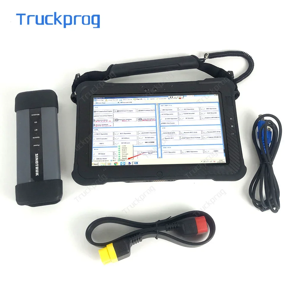 For Sinotruk EOL OBD Diesel Truck Scanner Diagnostic Tool For HOWO A7/T7H/Sitrak/Hohan Diagnostic Tool and Xplore tablet