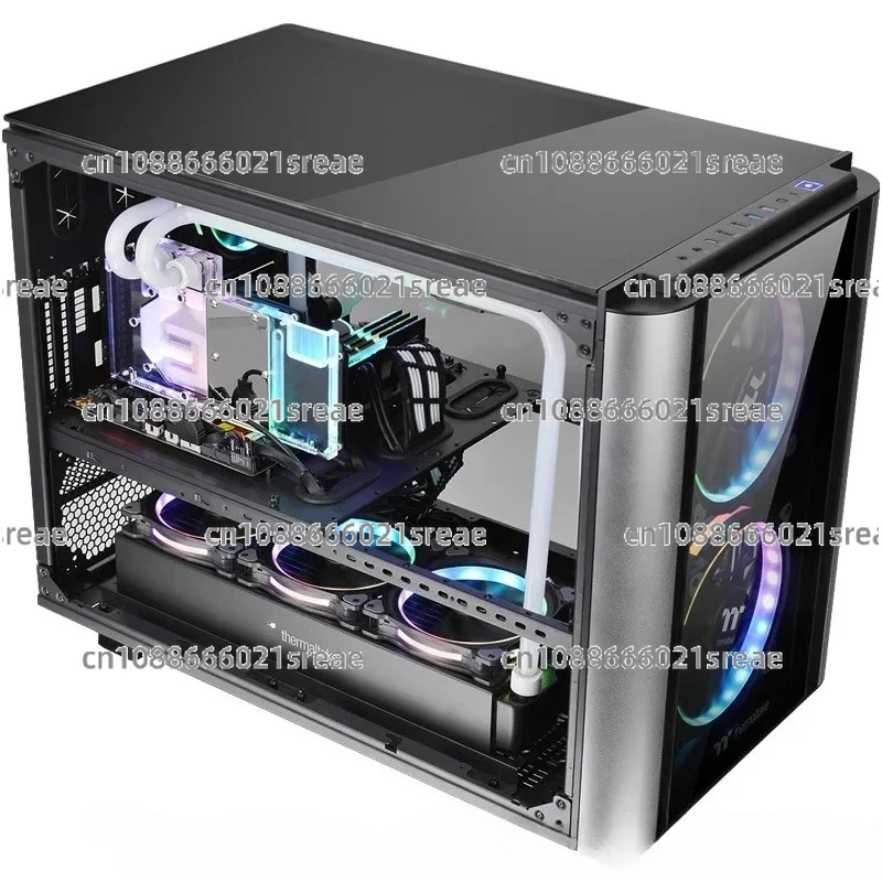 Desktop-Computer, wassergekühlt, EATX-Hauptbox, Level 20, GT, Motherboard, flacher Raum, voller Turm