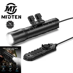 1800 Lumens Pistol Light Rechargeable Flashlight with Strobe Mode For Picatinny SFD-113-MK Mini light
