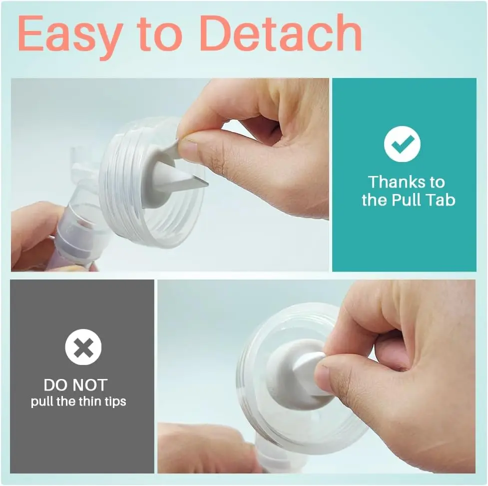 6 個のダックビルバルブ搾乳器アクセサリー交換部品スペクトラ S1 S2 S9 と互換性のあるシリコンダックビルバルブ交換