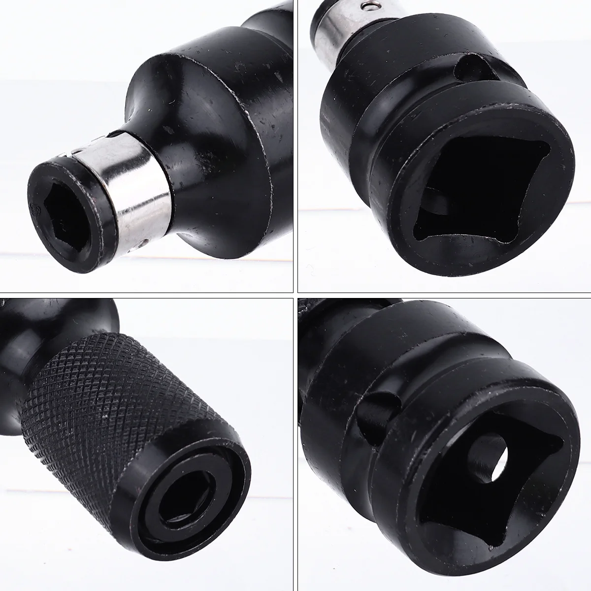 

2Pcs Quick Release Impact Wrench Adapter Vanadium Steel Drill Socket Converter with Self Lock Impact Driver Adapter