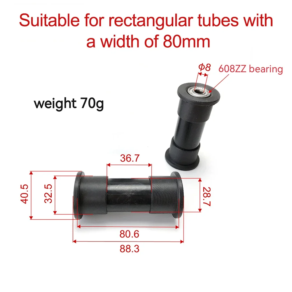 معدات اللياقة البدنية عجلة تحمل البكرة تدريب اللياقة البدنية حركة جهد آلية انزلاق مرنة قدرة تحميل عالية