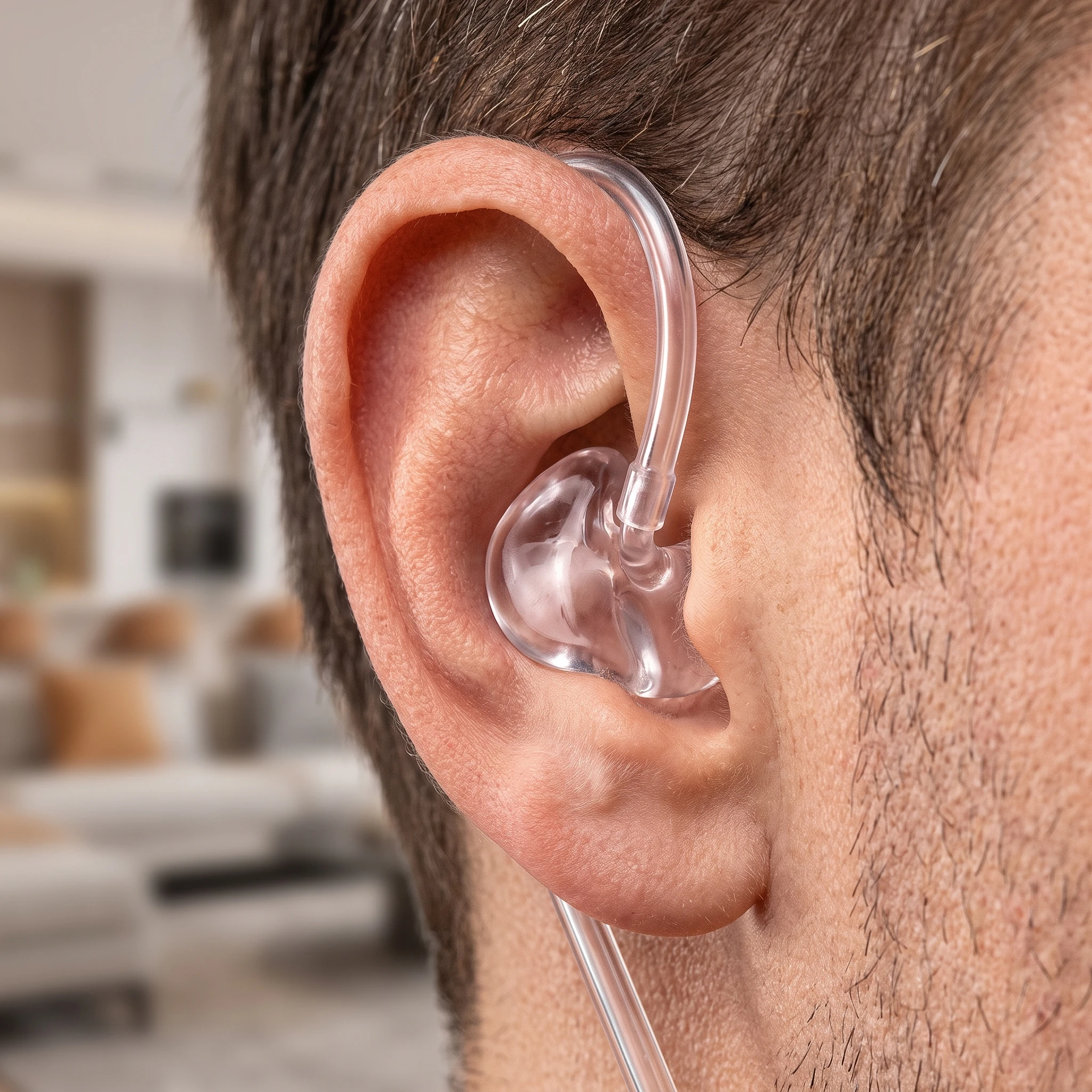 Universal Hard Ear Mold OEM/ODM Compatible with Behind-the-Ear and RIC Hearing Aids from All Brands