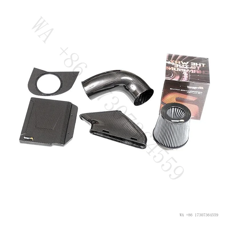 Hot Suitable for Mercedes-Benz AMG A45 CLA45 dry carbon fiber intake kit with mushroom head air filter