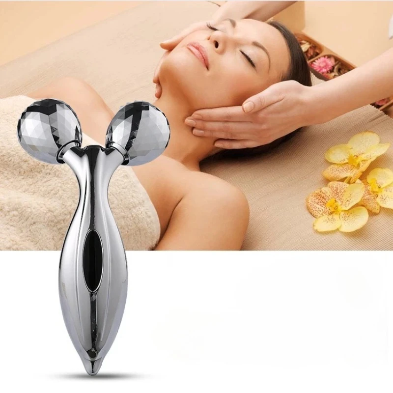 Unisex 3D Roller Beauty Massager for Face Neck Body Lifting Tightening Wrinkle Reduction Skin Care Relieve Muscle Tension
