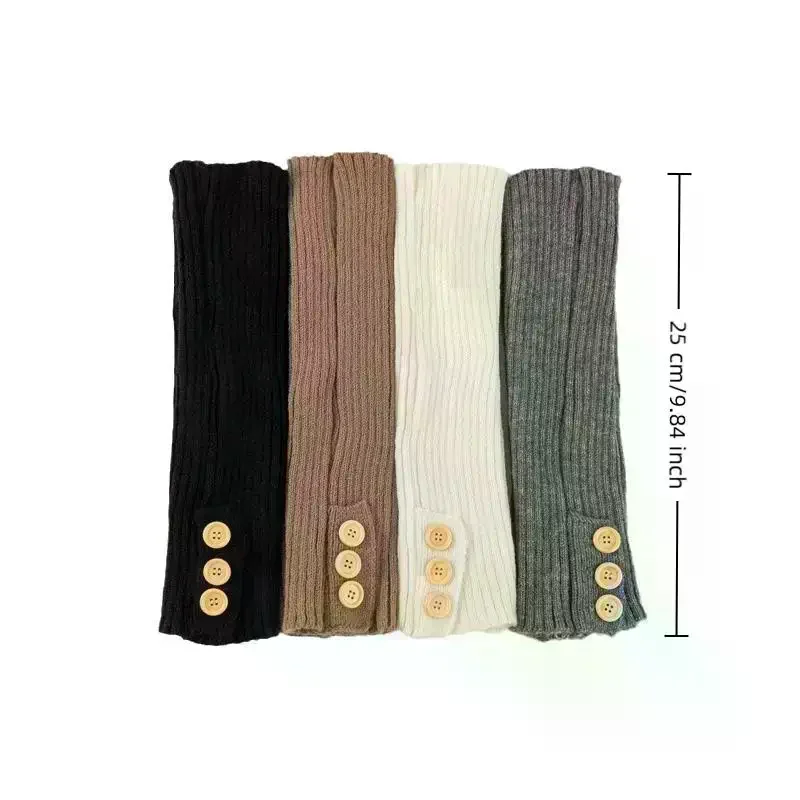 Y2k Winter Beinwärmer Flauschige Goth Accessoires Gothic Lolita Stricken Lange Socken Damen Beinwärmer Lady Socke Gothic Stilvolle Legging