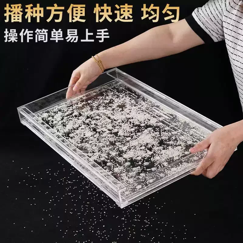 Manual Seed Spotting Planter Handheld Sowing Tool For Vegetable Fruit Seedling Trays