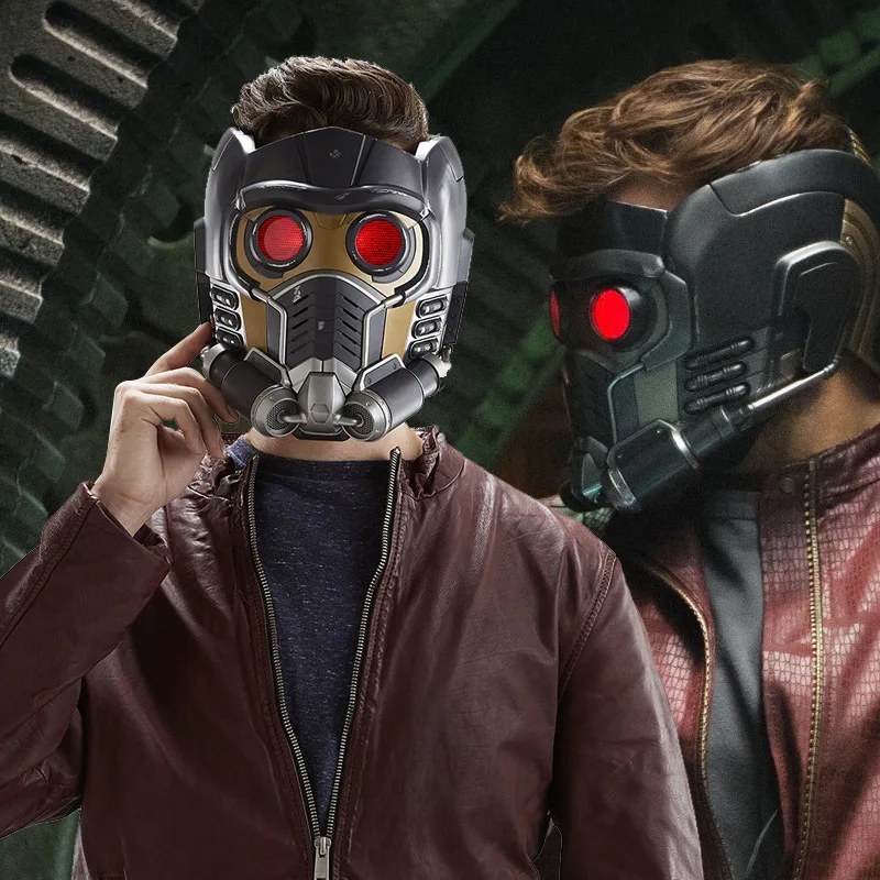 

Movie Anime Guardians Of The Galaxy 3 Star Lord Mask Helmet Peter Quill Head Set Avengers Marvel Cos Prop Toys 2024 New Gift