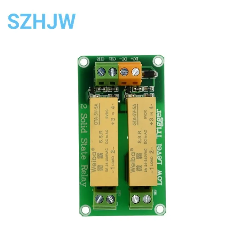 1 2 4 8 Way 5V12V24V Low Level Trigger DC Control AC Solid State Relay Module Load 5A for Arduino 1 2 4 8 Way