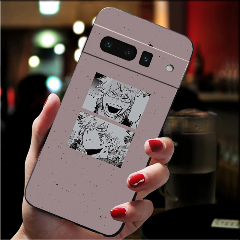 Phone Case For Google Pixel 10 Pro XL 9 Pro XL 8 7 6 Pro 9A 8A 7A 6A Pixel 8 7 6 5 Anime My Hero Academia deku bakugou
