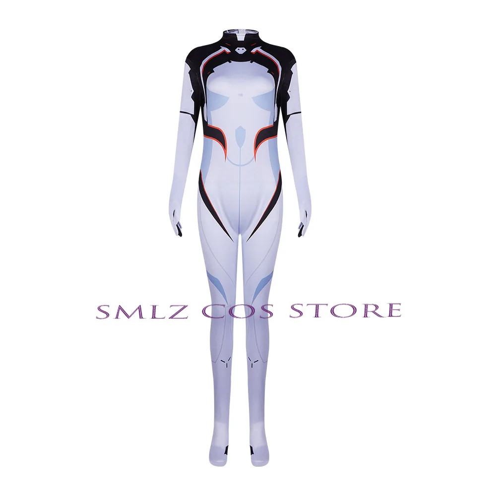 Jogo honkai star rail firefly cosplay traje firefly macacão uniforme branco peruca conjunto completo terno feminino festa de halloween roleplay