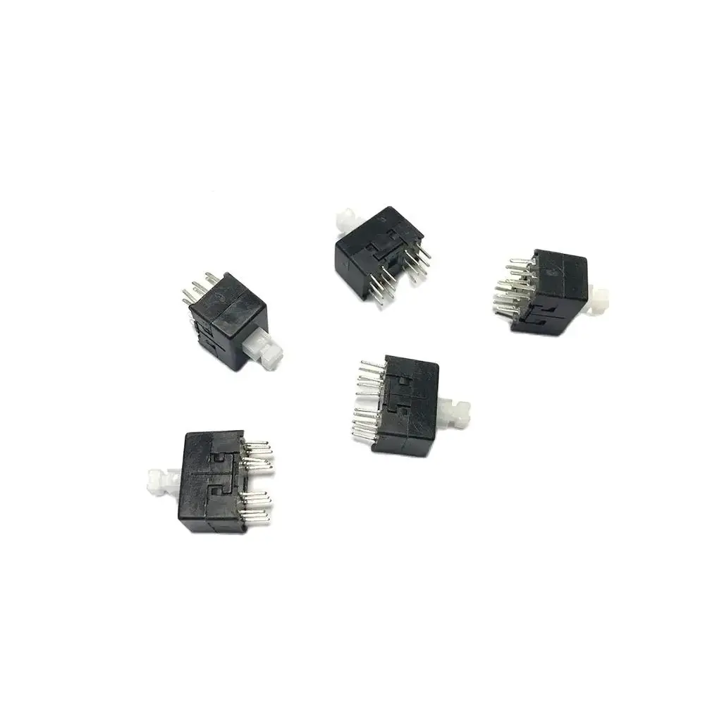 20pcs Multifunctional Mini Switch 12 Pins  8.5*13mm Self Locking Switches Multimeter Button DC 12V 0.1A