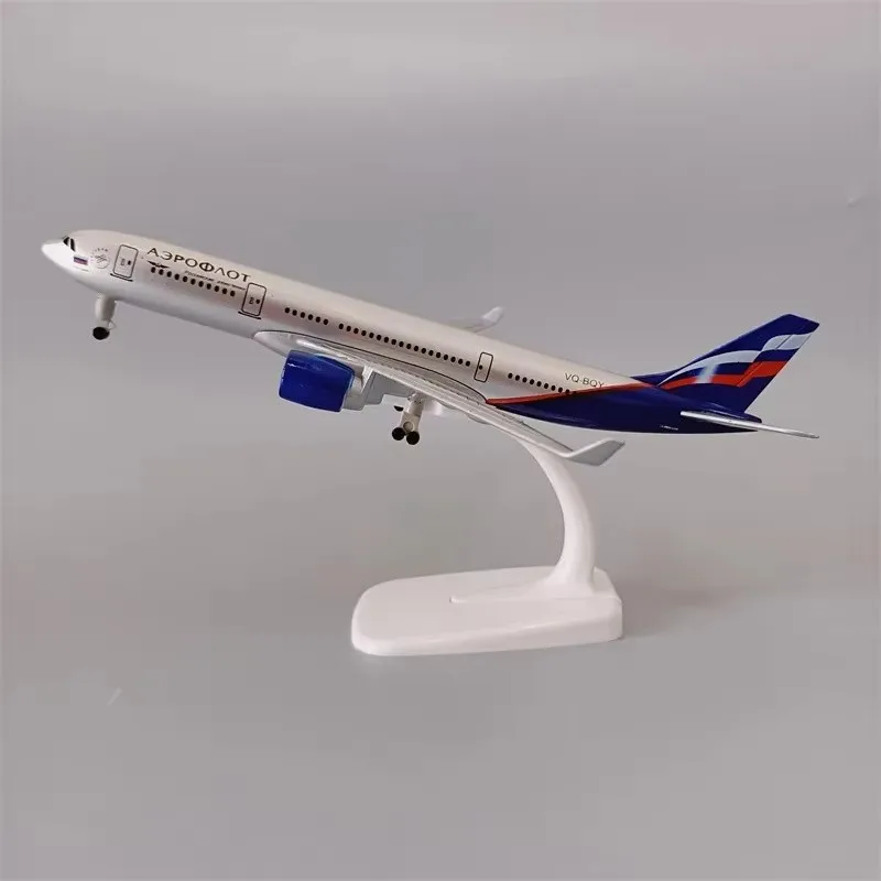 

20cm Russia Air Aeroflot Russian A330 Airbus 330 Airways Airlines Metal Alloy Airplane Model Plane Aircraft w Landing Gears