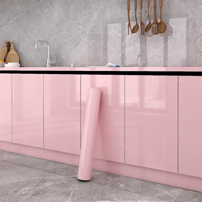 

Глянцевые виниловые обои для стен в рулонах, водонепроницаемые настенные Стикеры, наклейки для ванной, стола, кухни, стикеры для декора мебели