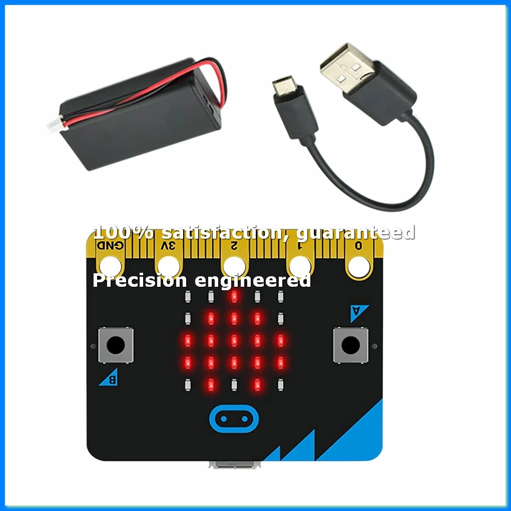 

V1.5 Development Board Smart Car Kit/Qtruck/Python Education BBC Microbit Programmable Robot for DIY-A09I