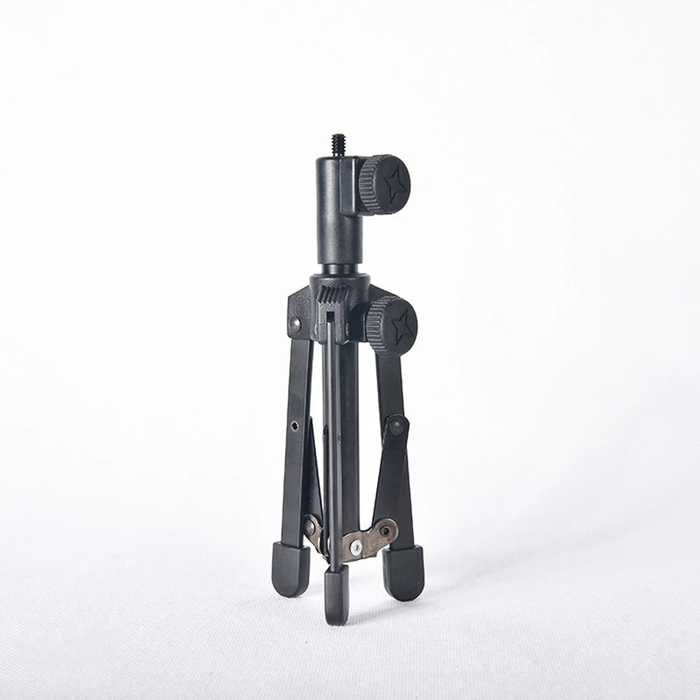 Mini Tabletop Tripod Microphone Mic Stand Holder with 1/4 Inch Threaded for Meetings Lectures Speaking and Ect