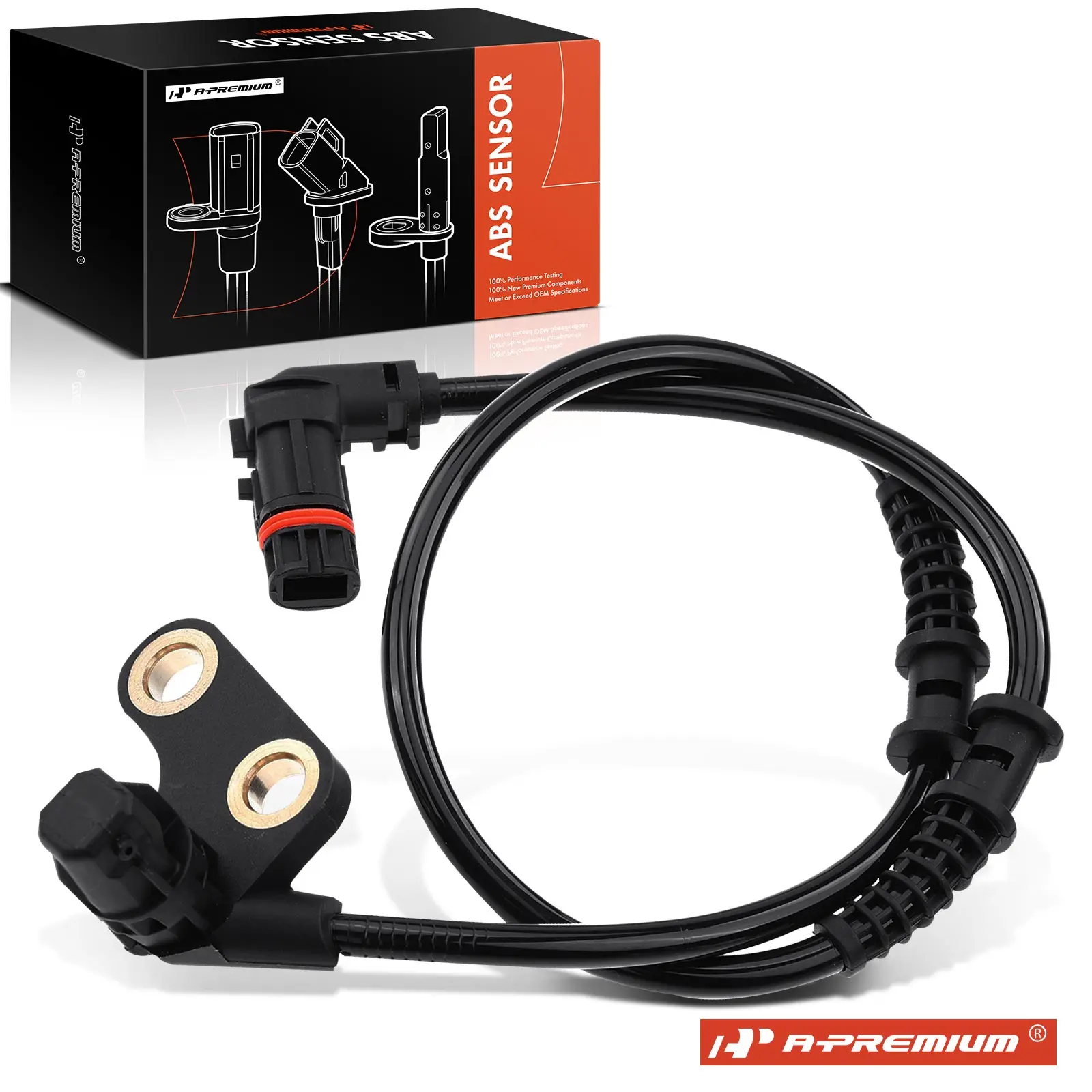 A-Premium Front Driver Side ABS Wheel Speed Sensor for Mercedes-Benz C230 2000 SLK200 2003-2004 SLK230 SLK320 2001-2004