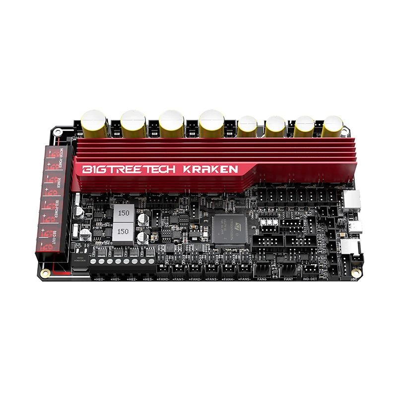 BIGTREETECH Kraken V1.0 Control Board Onboard 8pc TMC2160 Driver Max31865 24-60V 550MHz For DIY Voron CoreXY IDEX 3D Printer