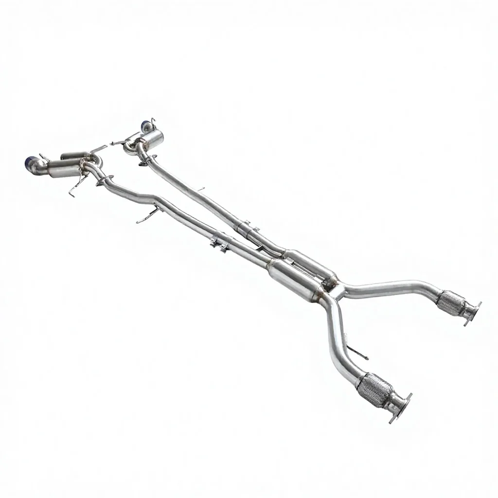 

Racing Performance Cat-back Exhaust Pipe for Infiniti G35 COUPE 3.5 2003-2007 Stainless Steel Exhaust Pipe with Two Blue Tips