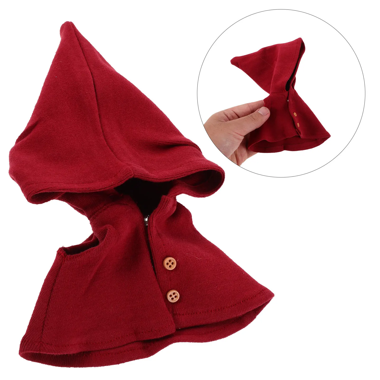 For 17Cm Mini Wizard Costume Reusable Diy Cloak Accessories Cosplay Outfit Figures Cloak