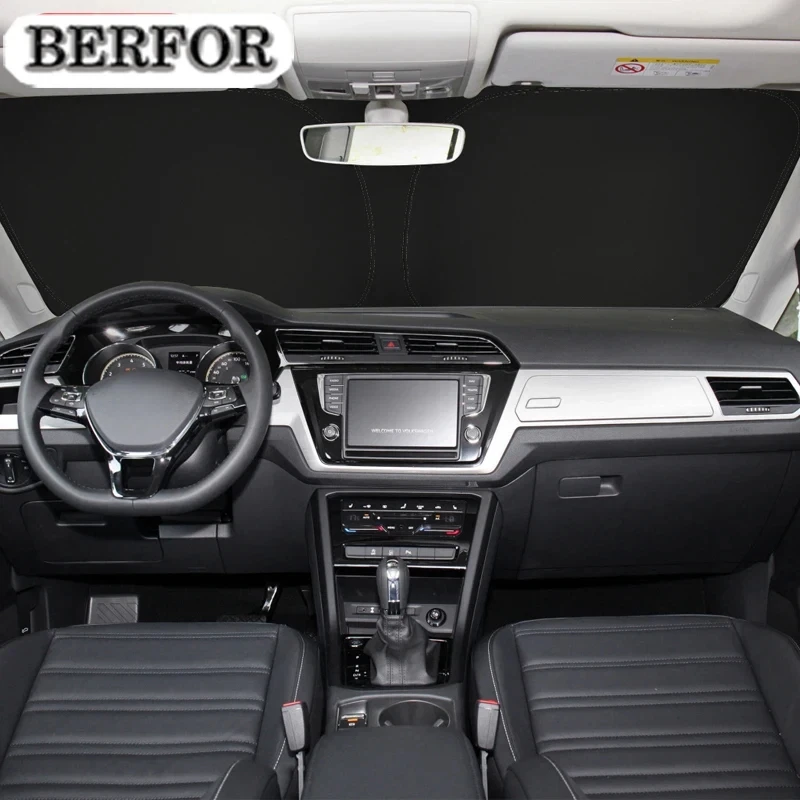 

For VW Volkswagen Touran 5T1 2016-2023 Nano-Insulat Windshield Sunshade Front Window Sun Shade Visor Car Interior Accessories