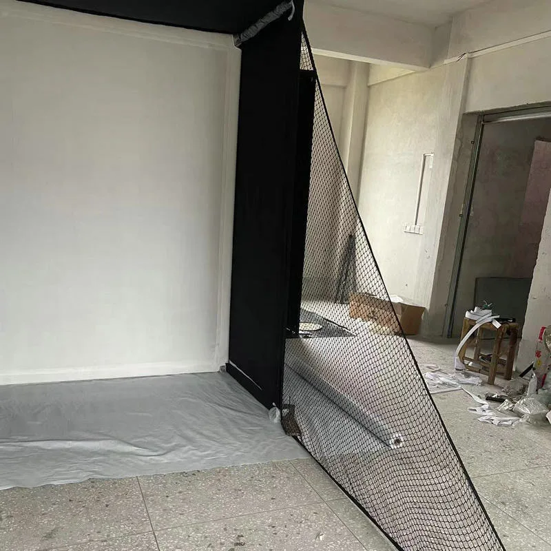 Indoor Leisure & Entertainment Sports Simulator Impact Screen Golf Simulator with Infrared Projection for Home Use