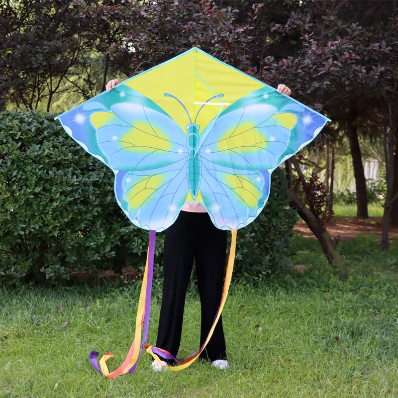 Vlieger Lente Zomer Herfst Grasland Vlieger Bries om te vliegen Kinderen Volwassen Grote vlinderstaart Vliegers Gingang Outdoor Fun Sportspeelgoed