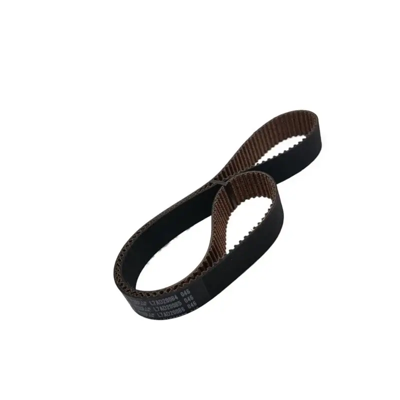 Non-Slip S2M 262 Timing Belt S2M-6 Wear Resistant Closed-loop Rubber Timing Belts Width 3mm 8mm 10mm STD Black Synchronous Belt