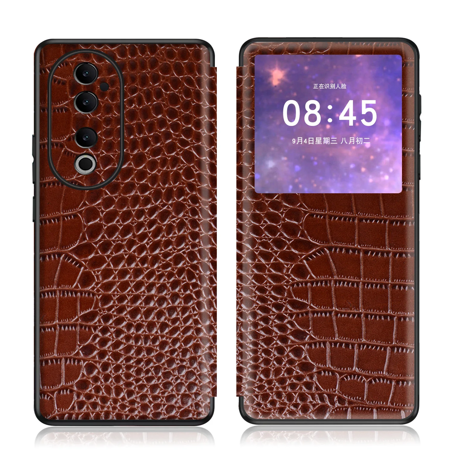 Wobiloo Luxury Genuine Leather Wallet Cover Business Phone Cases For Vivo S19 Pro Cover Credit Slot Case For Vivo S19