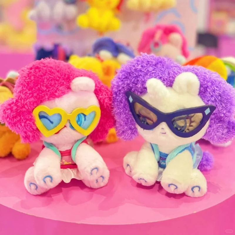 REESEE TOYS My Little Pony Holiday Series Anime Pinkie Pie Plush Doll Bag Pendant Stuffed Collection Trendy Blind Box Gift