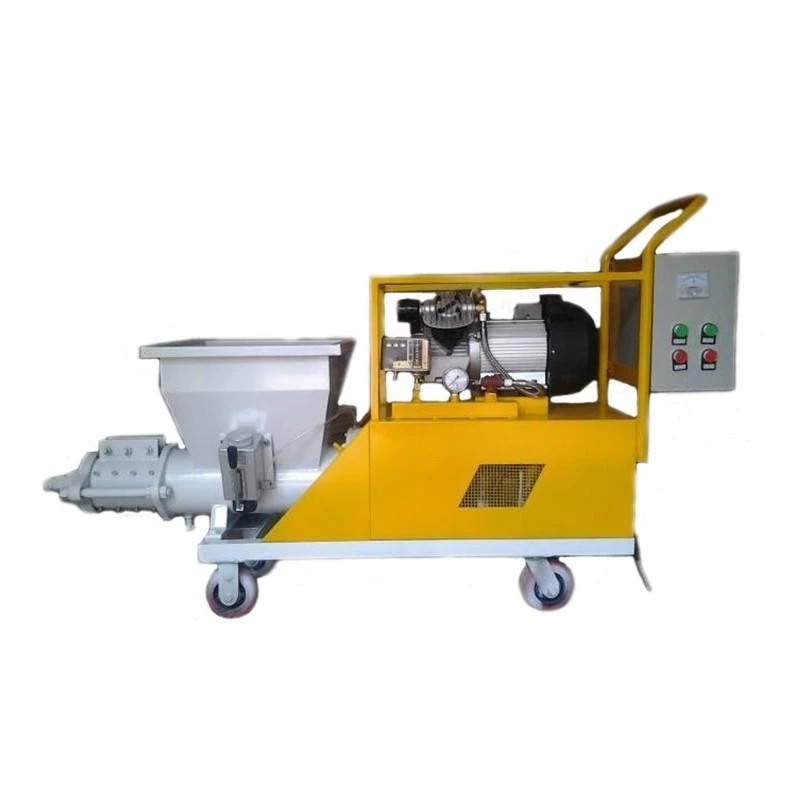 Automatic Mortar Spraying Machine Gypsum Plastering Machine Wear Resistant Screw Pump Cement Ready Mix Wall Plasterer