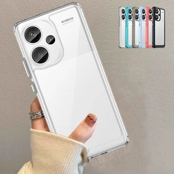 Per Redmi Note 13 Pro Plus custodia Cover Redmi Note 13 Pro Plus Capas colore trasparente Clear Fundas Xiaomi Redmi Note 13 Pro Plus