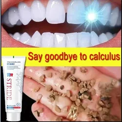 Removedor de cálculo Dental, pasta de dientes blanqueadora, elimina las manchas de placa, previene la Periodontitis, aliento fresco, limpieza de higiene bucal