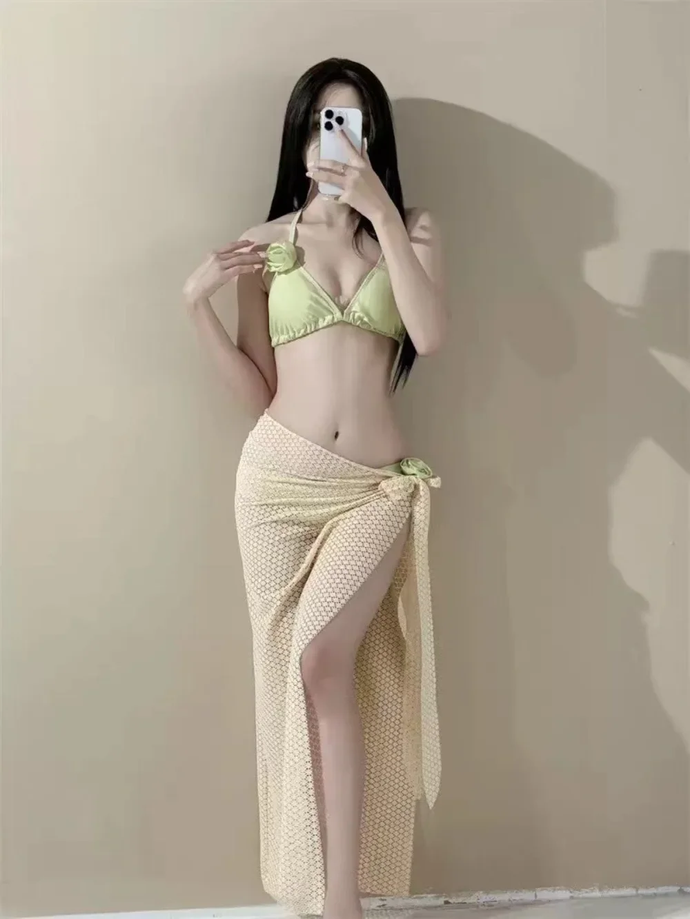 

Женский комплект бикини - Купальники с тропическим цветочным принтом - Fashion Vestido De Baño Mujer для пляжного курорта