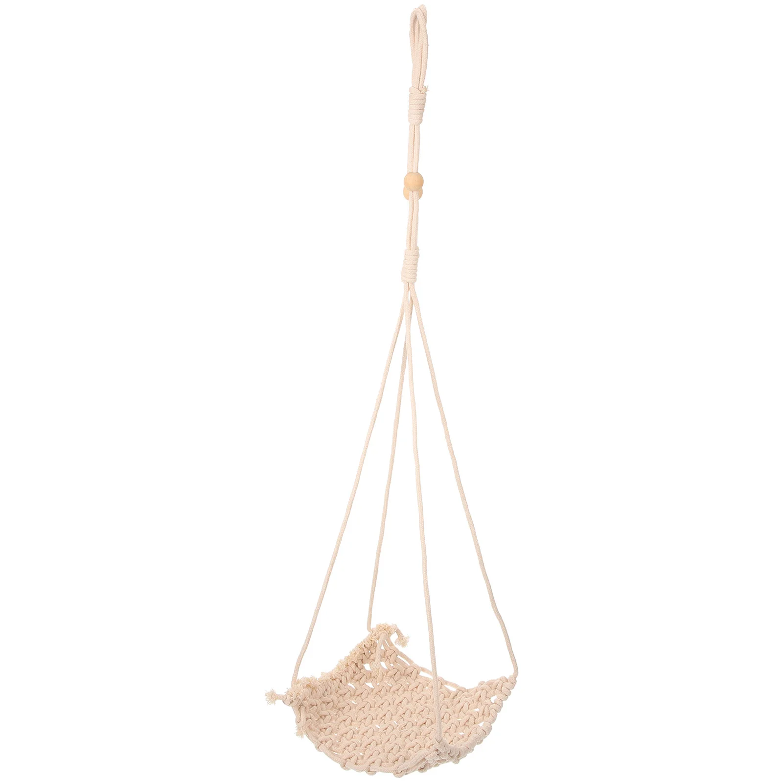 Plant Woven Flower Pot Net Bag Wall Hanging Rope Basket Hand-woven Gardening Hangers Indoor Plants Decorate Crochet Holders