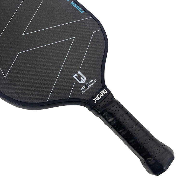 Juciao-Carbon Fiber Pickleball Paddle, 3K, polipropileno, Honeycomb Core, Pickle Ball Paddle para homens e mulheres