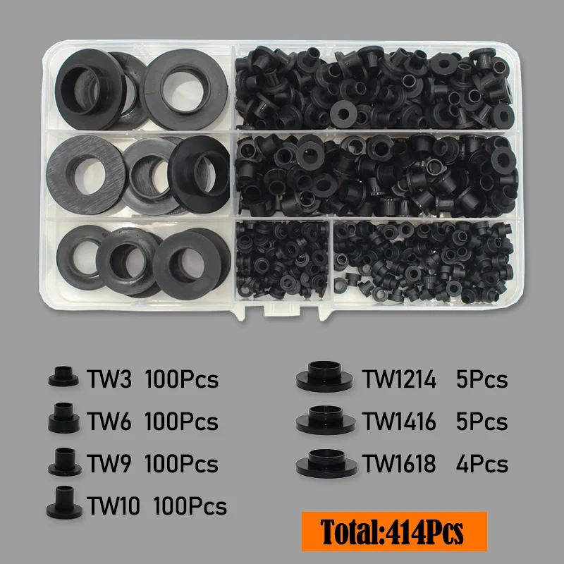 Bis zu 414p T-förmige Nylon-Unterlegscheibe TW3 TW6 TW8 TW9 TW10 T0 TW16 Konkave und konvexe Kunststoff-Schraubenhülse Isolierpartikel für Schrauben – Detail 10