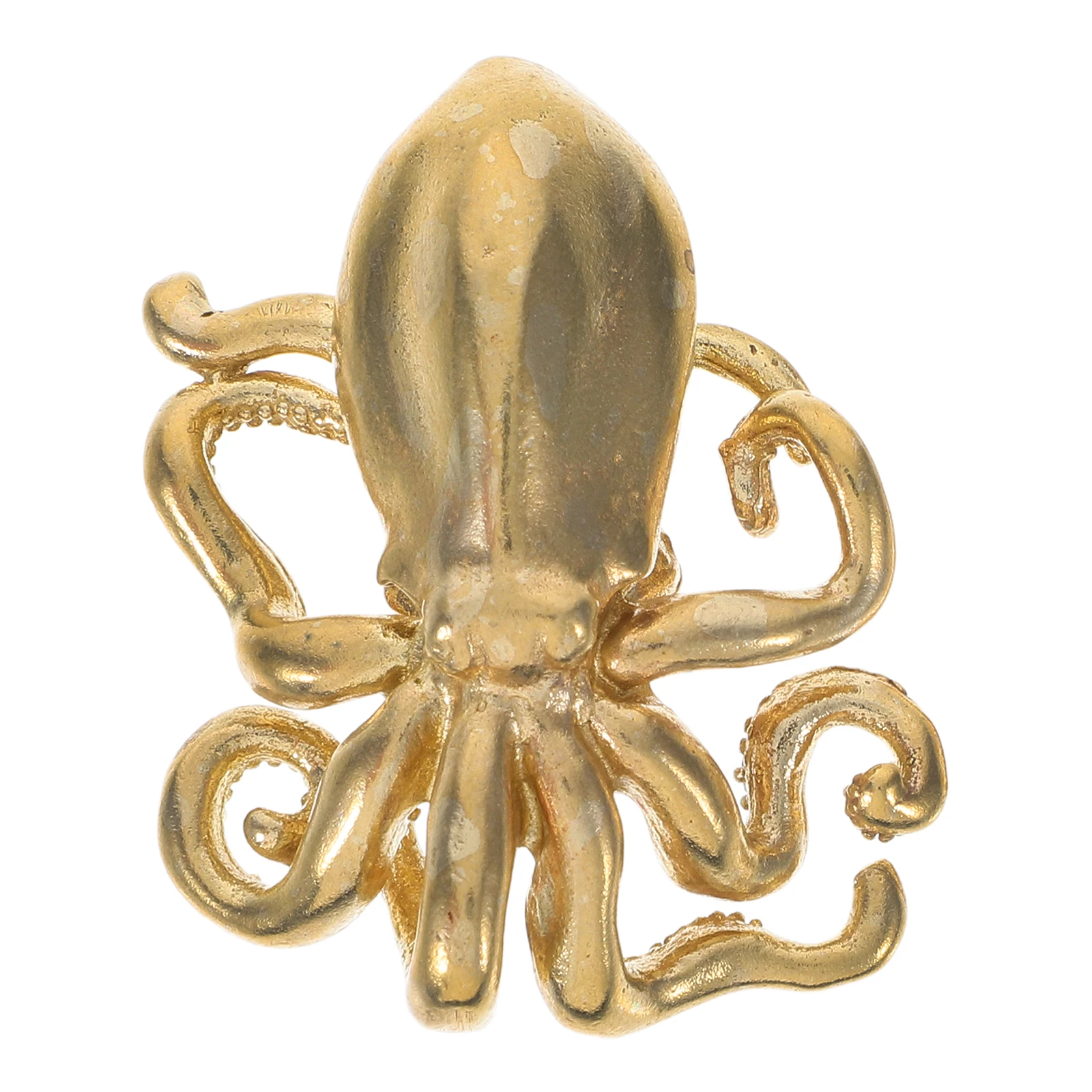

Squid Door Handle Vintage Octopus Shape Furniture Detachable Big Knob Marine Animal Knobs Brass Steampunk Bathroom Decor