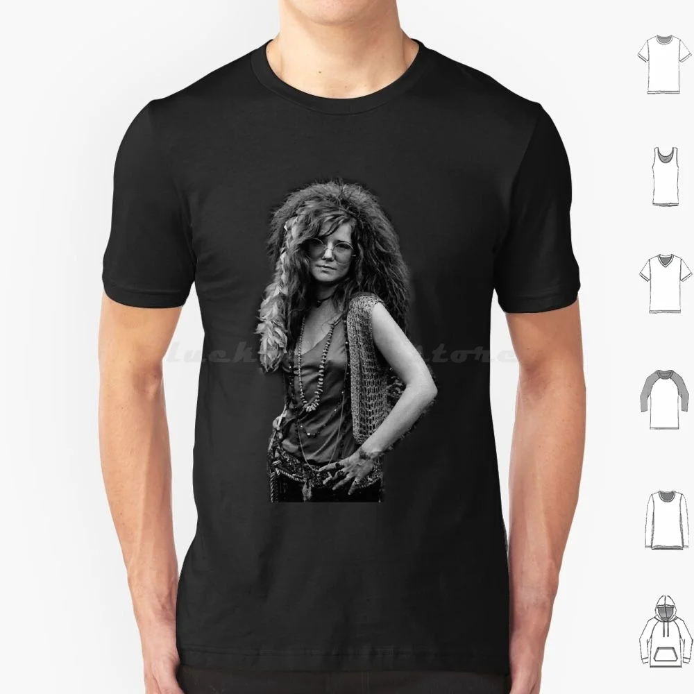 Janis Joplin Camiseta Tamanho Grande 100% Algodão Música Solista Canção Janis Joplin Janis Joplin Janis Joplin Janis Joplin Janis Joplin