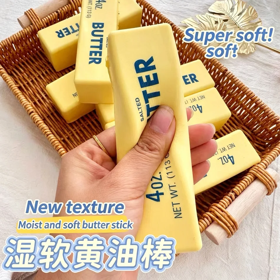 

Squishy Super Big Butter Stick Slow Rising Fidget Toy Giant Butters Sticks Moist Squeeze Toy for Adults Kids Autism Girls Gift