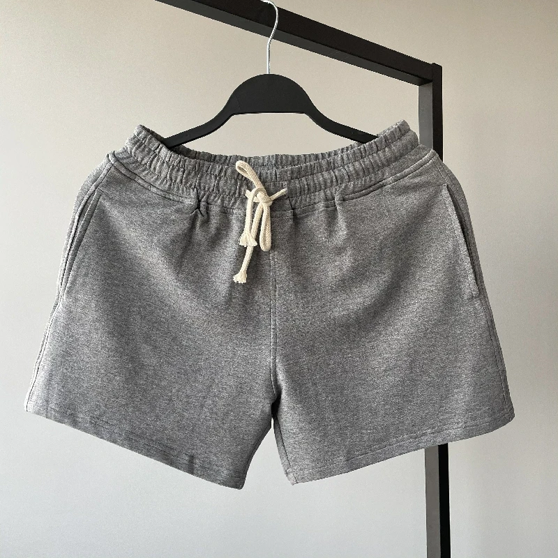 

Pure Cotton Sport Shorts Men's Running Fitness Three-Quarter Length Elastic Ultra-Shorts Breathable Comfortable Summer Heat P...