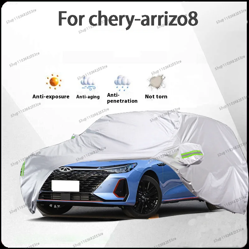 

For Chery Arrizo 8 Fit Car Cover Waterproof, Dustproof, Sunshade (UV), Snowproof | Silve Full Cover with All-Day Protection