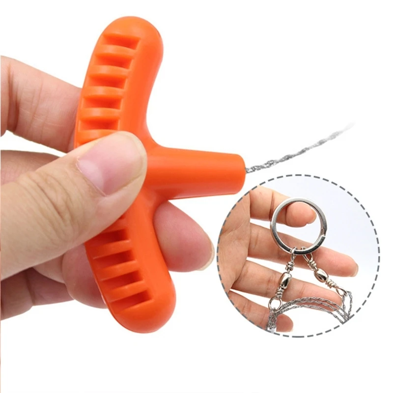 Lightweight Wire Handsaw Tool for Camping Woodworking Plastic Cutting Outdoors Adventure Stainless Steel Pocket Chainsaw M4YD