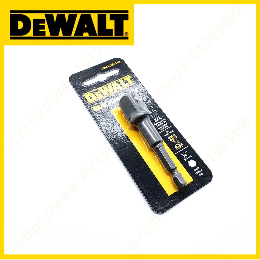 DEWALT muslimax IMPACT™Accessori per utensili elettrici con adattatore a testa quadrata da 1/4 "esagonale a 1/2"