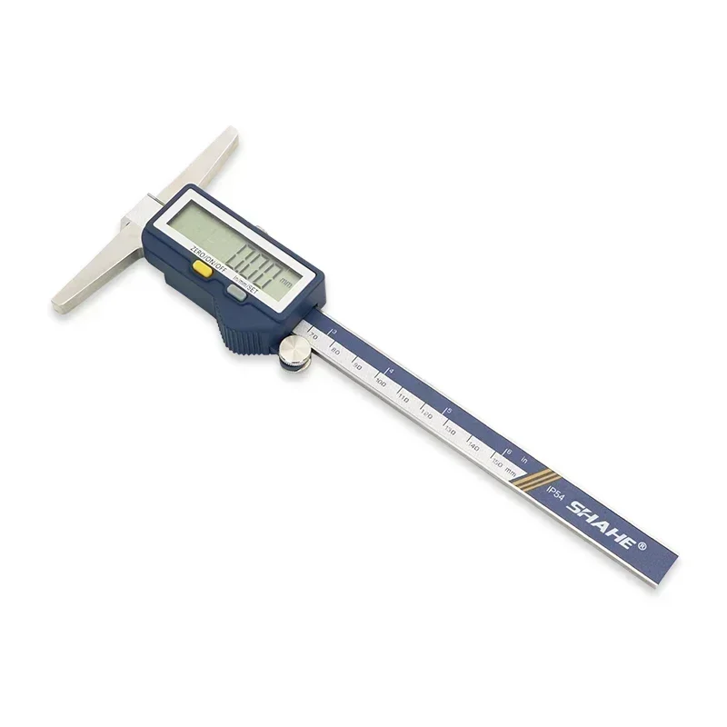 SHAHE-calibrador de profundidad Digital inalámbrico con doble gancho, herramientas de medición, 150/200/300mm